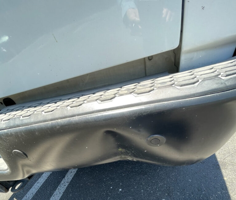 bumper to bumper collision center silver bumper before